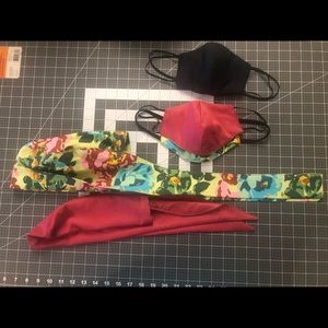 mask with filters scrubs/small/large sizes